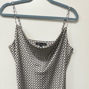 Dynamite Cowl Neck Satin Slip Dress